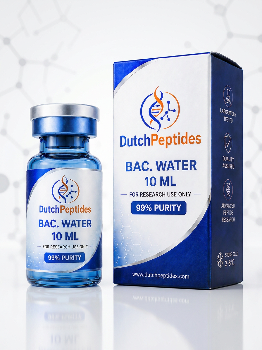 Bacteriostatisch water 10 ml — research peptide van DutchPeptides