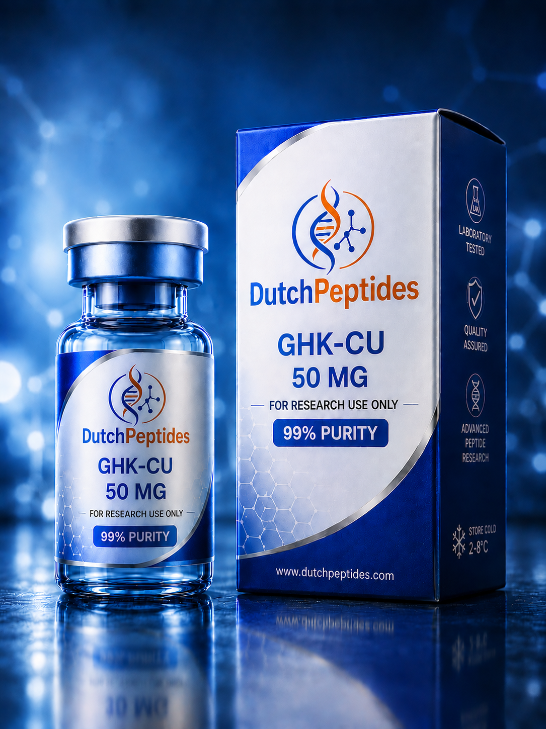 GHK-Cu — research peptide van DutchPeptides